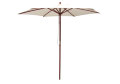 Markedsparasol Santander Ø250 cm beige - Sunlife